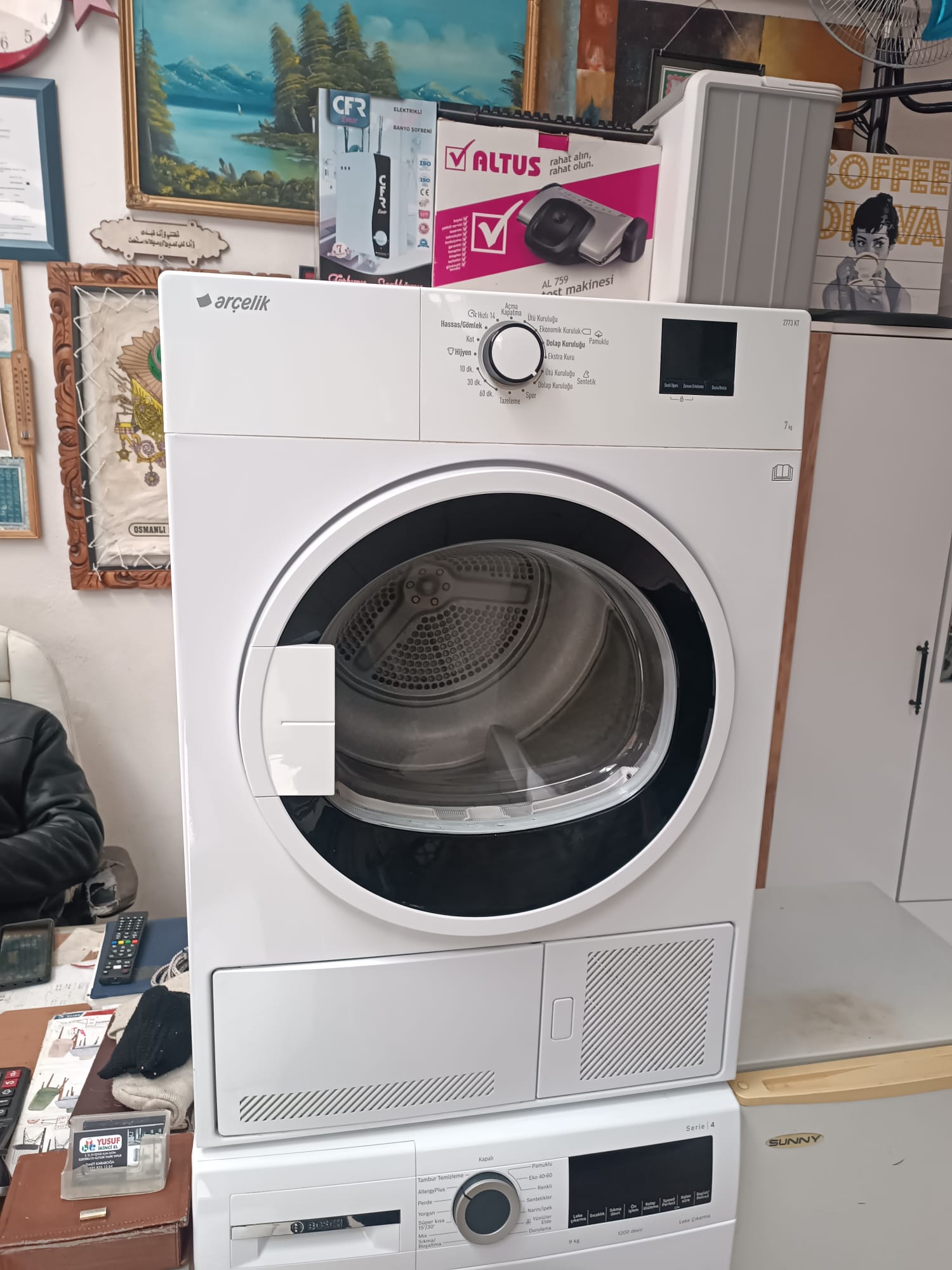Kayseri İkinci El Arçelik kurutma makinesi 